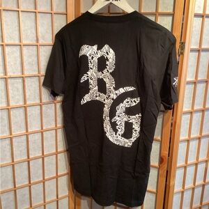 OhItsTeddy BoostGod BG Graphic Logo T-Shirt Men's Size Large